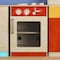 Flash Furniture Bright Beginnings Commercial Grade Wooden Children's Kitchen Stove with Integrated Storage MK-ME03522-GG - alternate 4